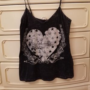 *3/$24* Black Heart Tank